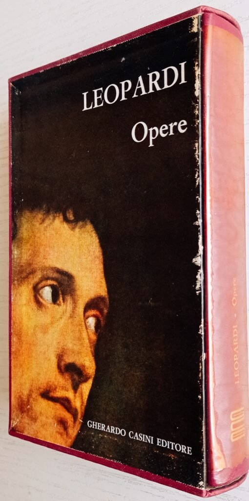 Giacomo Leopardi Opere Scelte Canti Operette Morali Poesie Usato