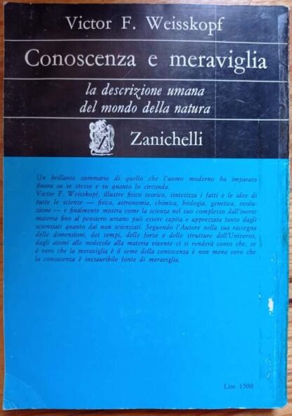 Conoscenza e meraviglia. La descrizione umana del mondo della natura