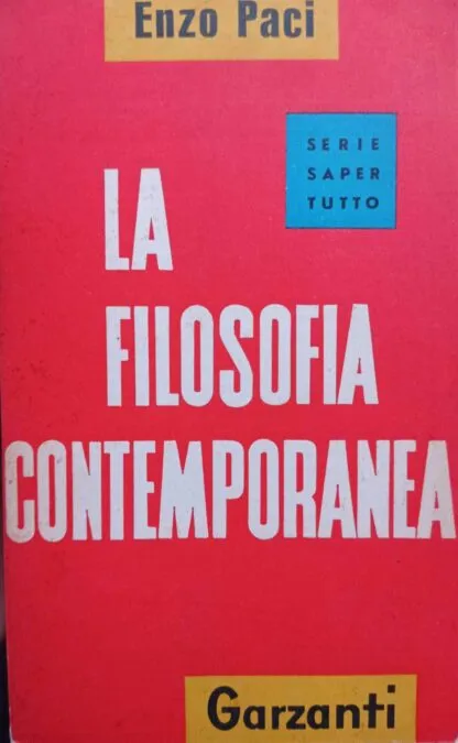 La filosofia contemporanea