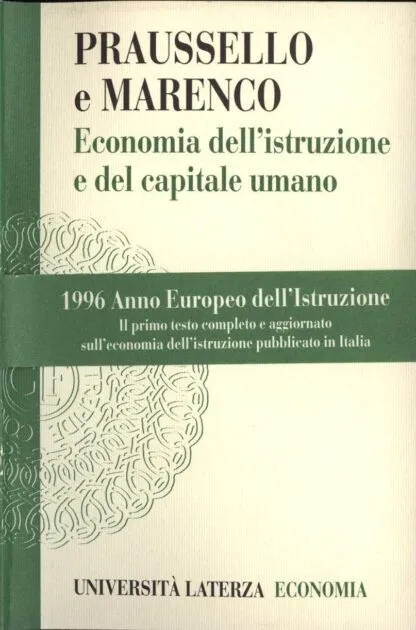 Economia dell'istruzione e del capitale umano