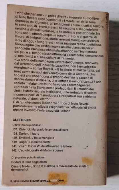 Il mondo dei vinti. Testimonianze di vita contadina 1. La pianura. La collina