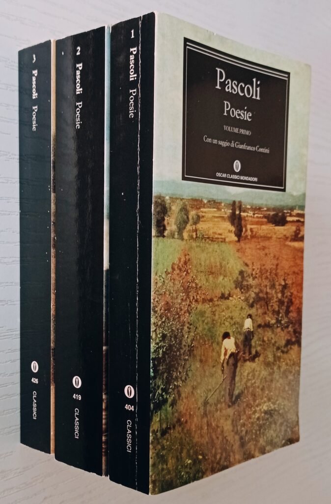 Giovanni Pascoli Poesie Volume I Ii Iii Usato Il Volo Pindarico Libri Usati 5501