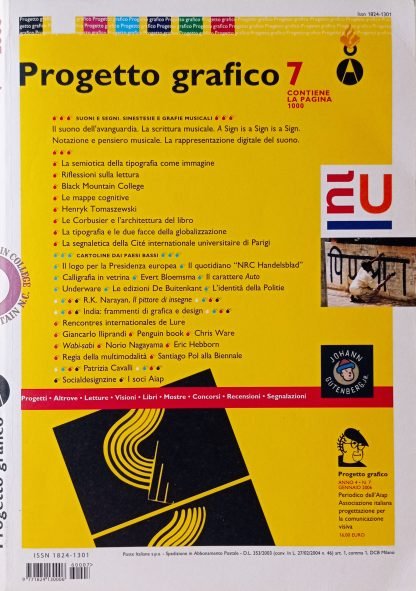 Progetto grafico Anno 4 – Numero 7 Gennaio 2006